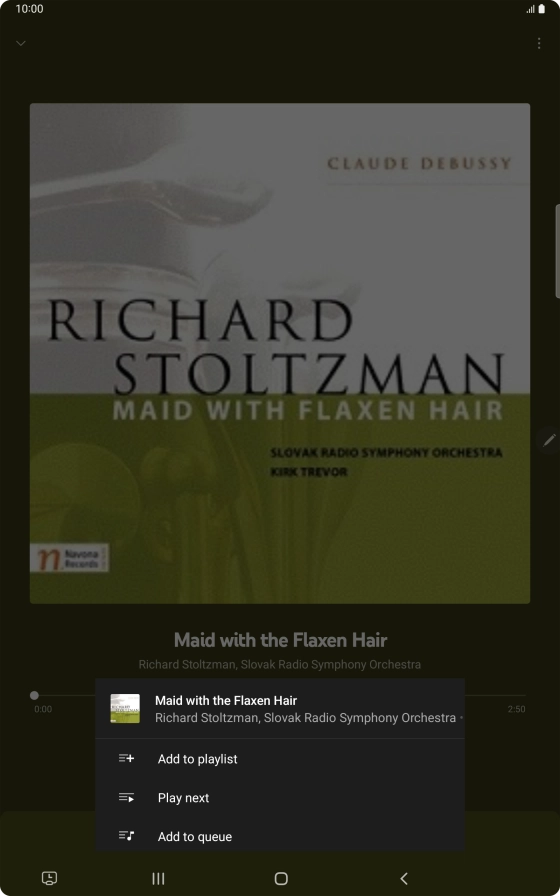 Press Add to playlist. Press Add to playlist.