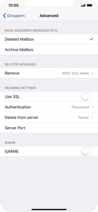 Press Authentication.