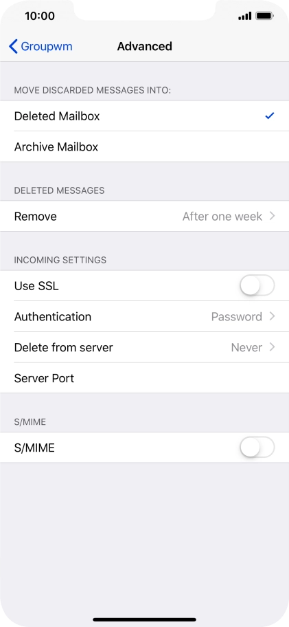 Press Authentication.