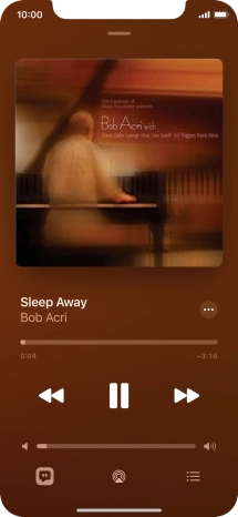 Press arrow right to go to the next audio file.