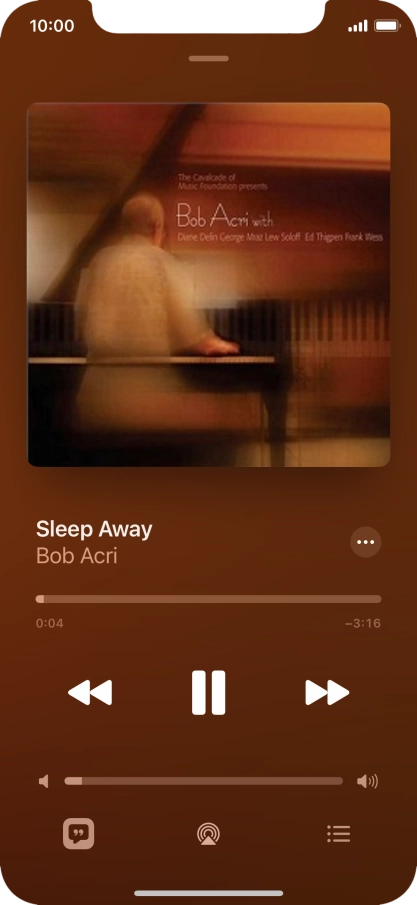 Press arrow right to go to the next audio file.