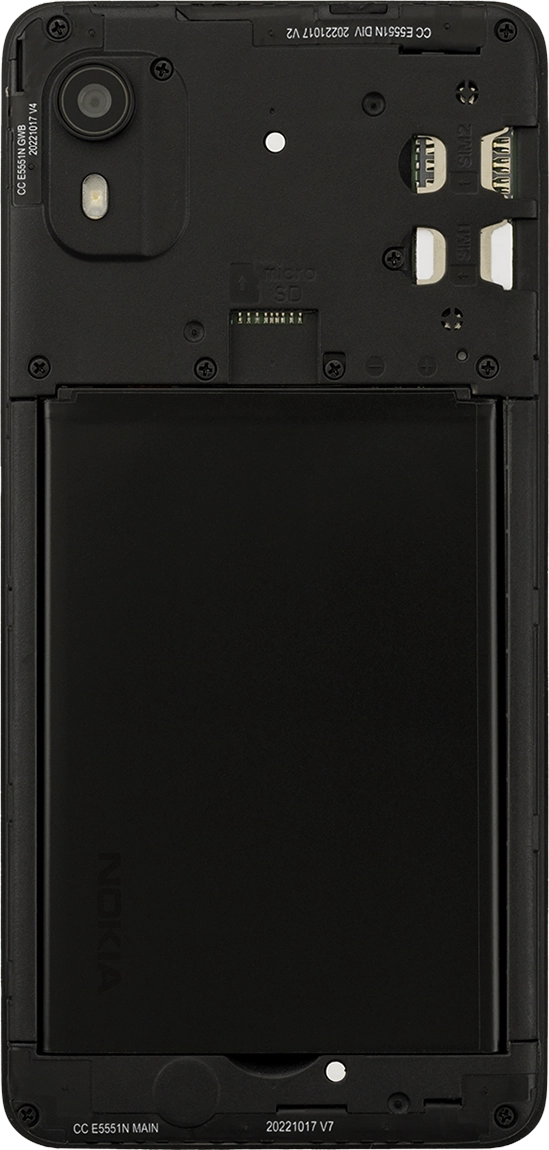 Slide your SIM into the SIM holder.