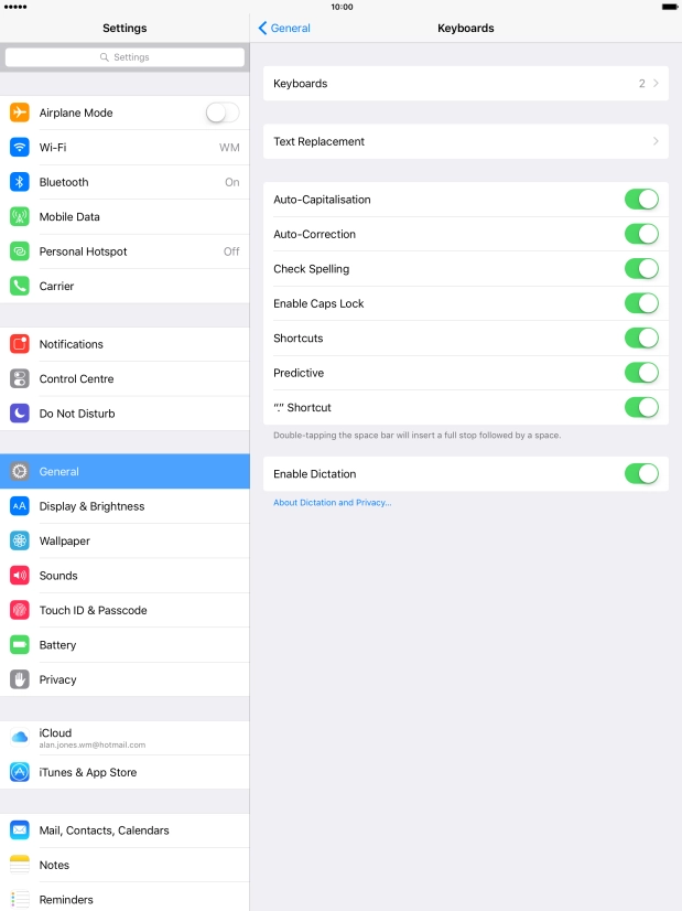 Press the indicator next to Press the indicator next to