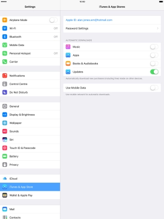 Press the Home key to return to the home screen.