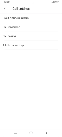 Press Additional settings.
