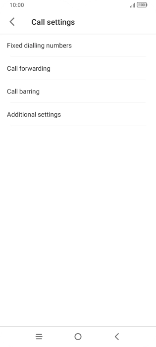 Press Additional settings.