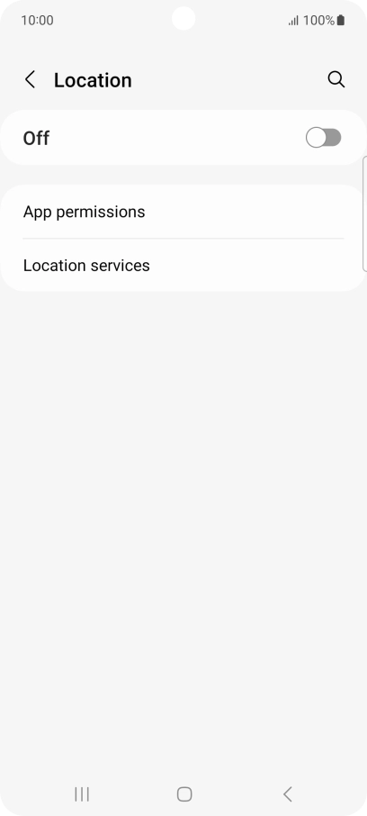Press the indicator to turn the function on or off.