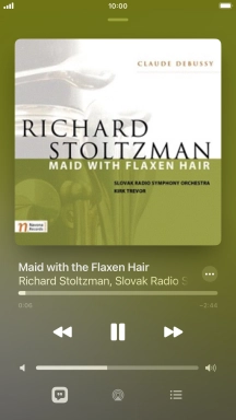 Press arrow right to go to the next audio file.
