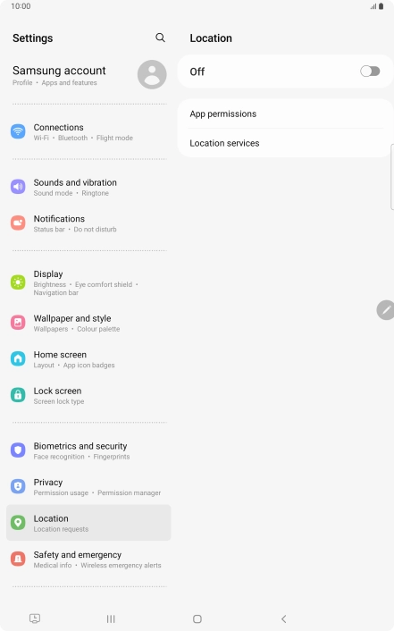 Press the indicator to turn the function on or off. Press the indicator to turn the function on or off.