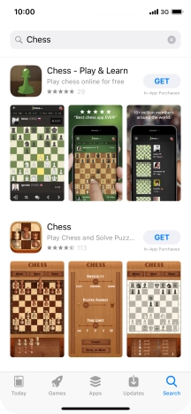 Press the required app.