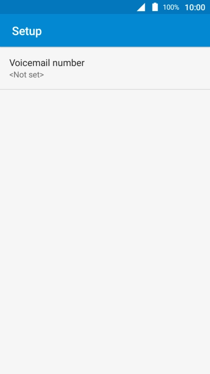 Press Voicemail number.