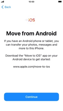 To transfer content to your phone, you need to install the app 