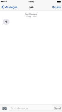 Press the Home key to return to the home screen.