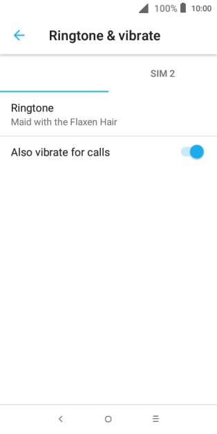 Press the Home key to return to the home screen.