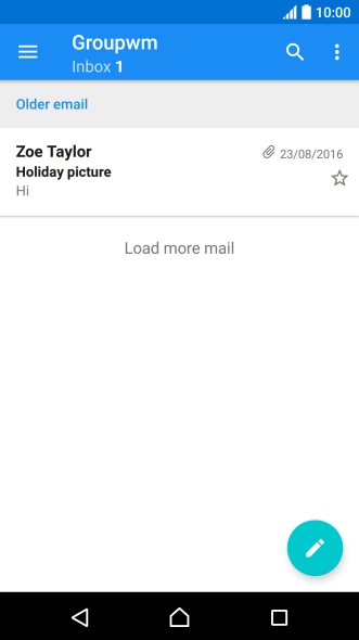 Press the Home key to return to the home screen.