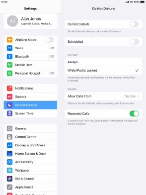 Press the indicator next to Press the indicator next to