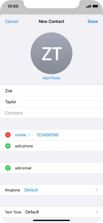 Press Done. Press Done.