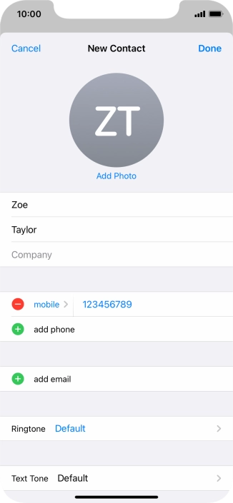 Press Done. Press Done.