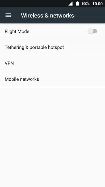 Press Mobile networks.