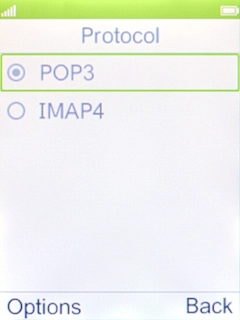 Select POP3. Select POP3.