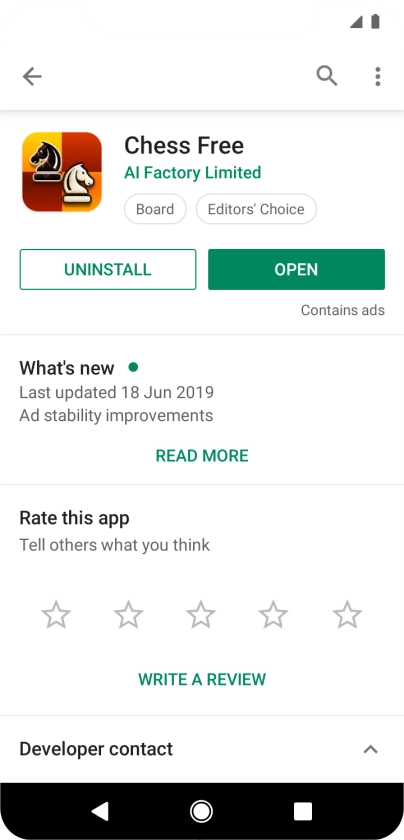 Press the Home key to return to the home screen.