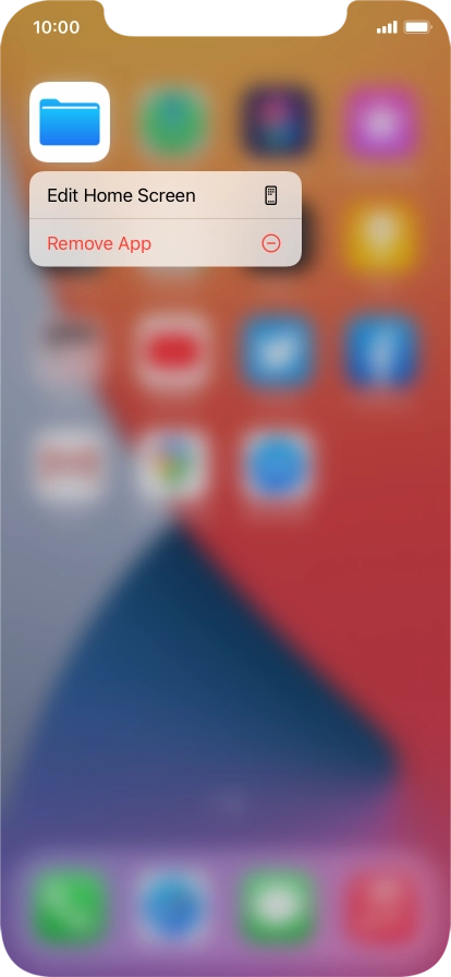 Press Remove app.