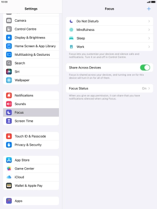 Press Do Not Disturb.