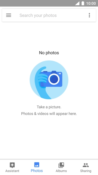 Press Albums and go to the required folder.
