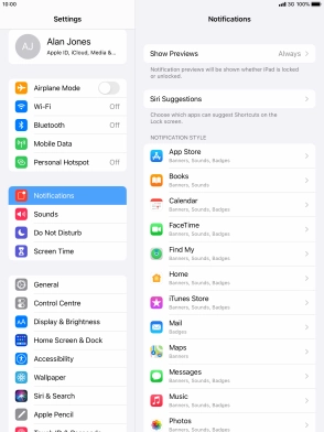 Press Show Previews.
