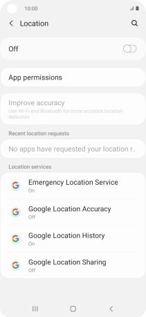 Press the indicator to turn the function on or off. Press the indicator to turn the function on or off.