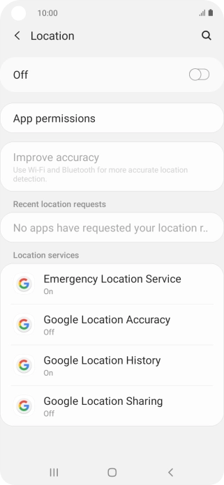 Press the indicator to turn the function on or off. Press the indicator to turn the function on or off.