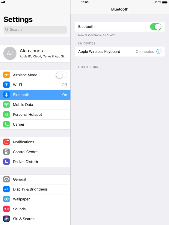 Press the Home key to return to the home screen.