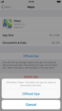 Press Offload App.