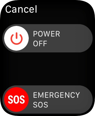 Press and drag the power off icon right. Press and drag the power off icon right.