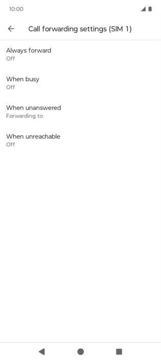 Press the Home key to return to the home screen.