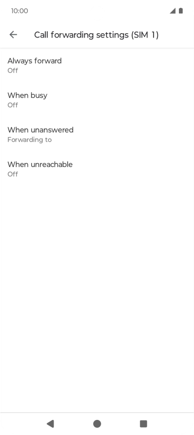 Press the Home key to return to the home screen.