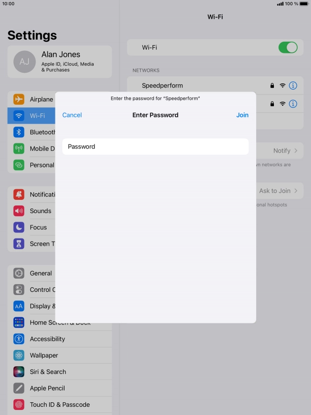 Press Join. Press Join.
