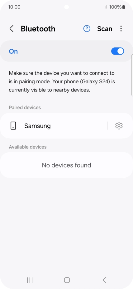 Press the Home key to return to the home screen.