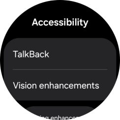 Press TalkBack and follow the instructions on the screen to turn the function on or off.