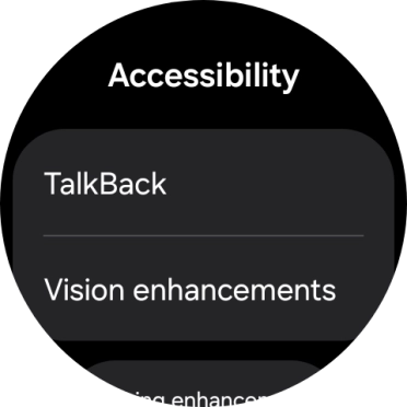 Press TalkBack and follow the instructions on the screen to turn the function on or off.