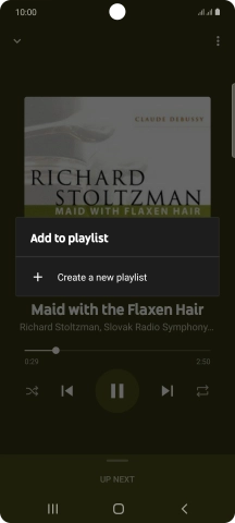 Press Create a new playlist.