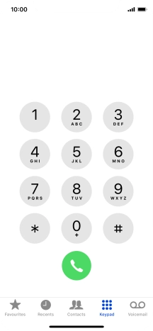Press Keypad.