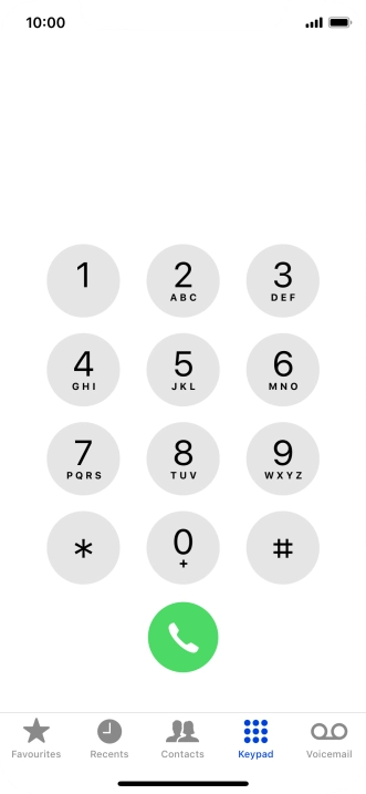 Press Keypad.