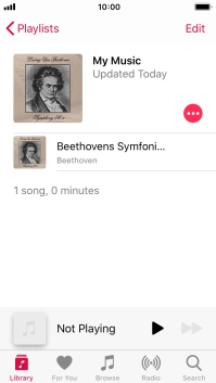 Go to the required category or playlist and press the required audio file. Go to the required category or playlist and press the required audio file.