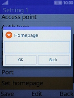 Key in http://pxt.vodafone.net.au/pxtsend and press the Left selection key.