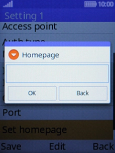 Key in http://pxt.vodafone.net.au/pxtsend and press the Left selection key.