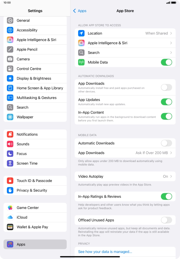 Press the indicator next to Press the indicator next to