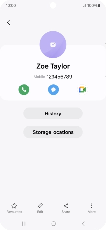 Press the Home key to return to the home screen.