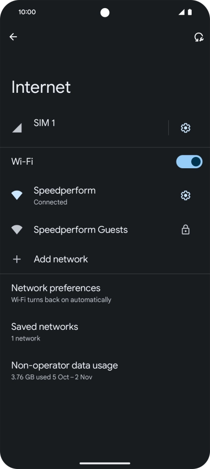 Slide your finger upwards starting from the bottom of the screen to return to the home screen.