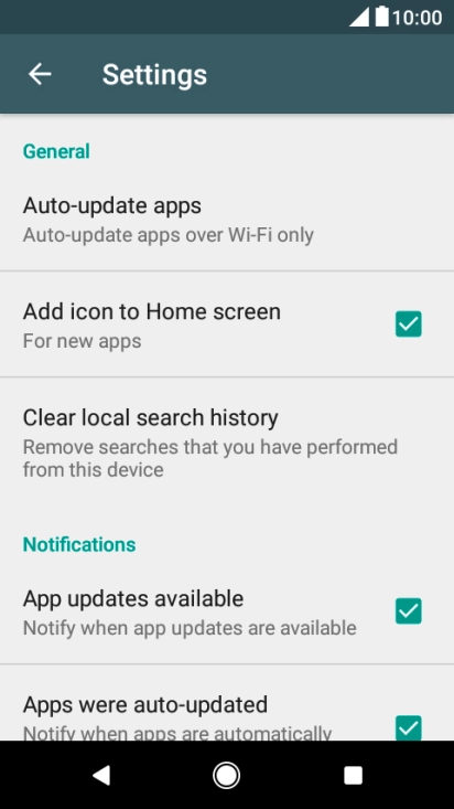 Press Auto-update apps.